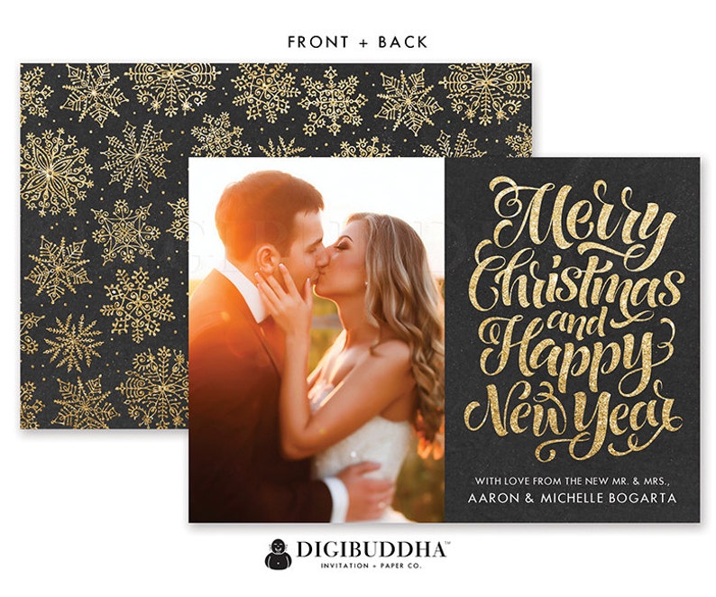 Newly wed christmas card Idea
