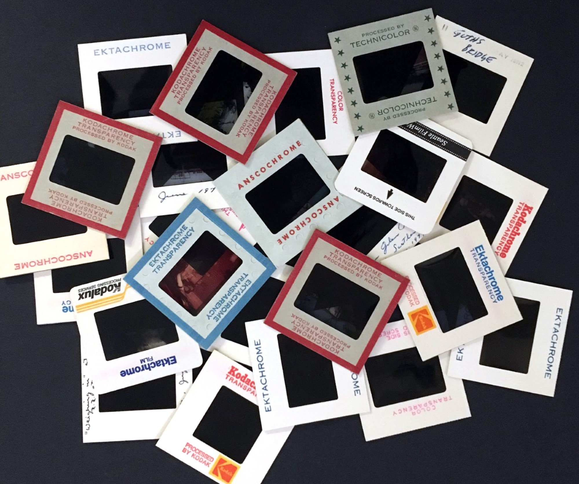 24 vintage cardboard slide mounts 1960's and 1970's Etsy