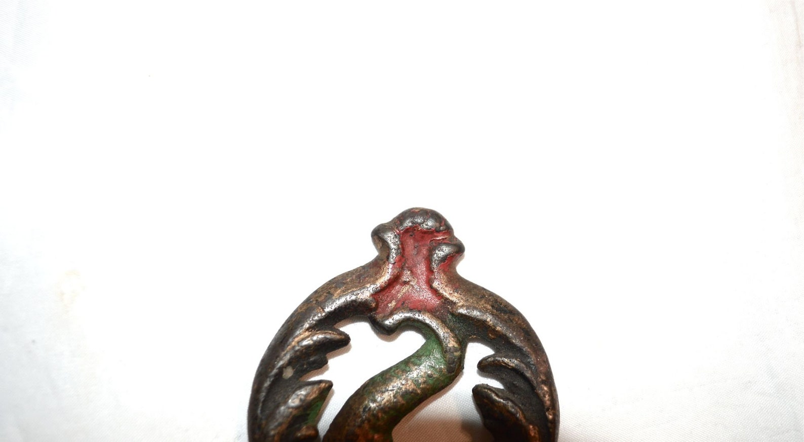 Seeschlange oder Drachen Lampe Finial antike Eisen mit | Etsy