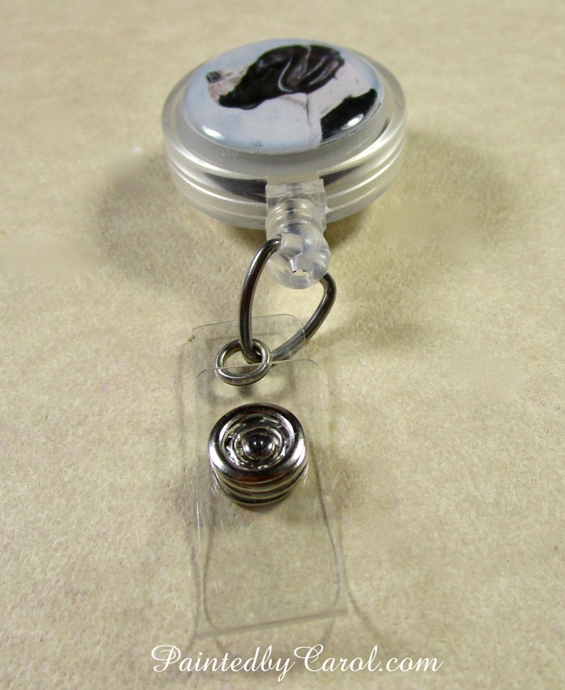 Great Dane Mom Gifts Great Dane ID Reel Great Dane Dad Gifts Great Dane Badge Reel Great Dane Security ID Holder Great Dane Gifts