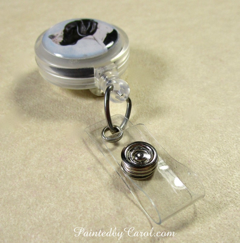 Great Dane Mom Gifts Great Dane ID Reel Great Dane Dad Gifts Great Dane Badge Reel Great Dane Security ID Holder Great Dane Gifts