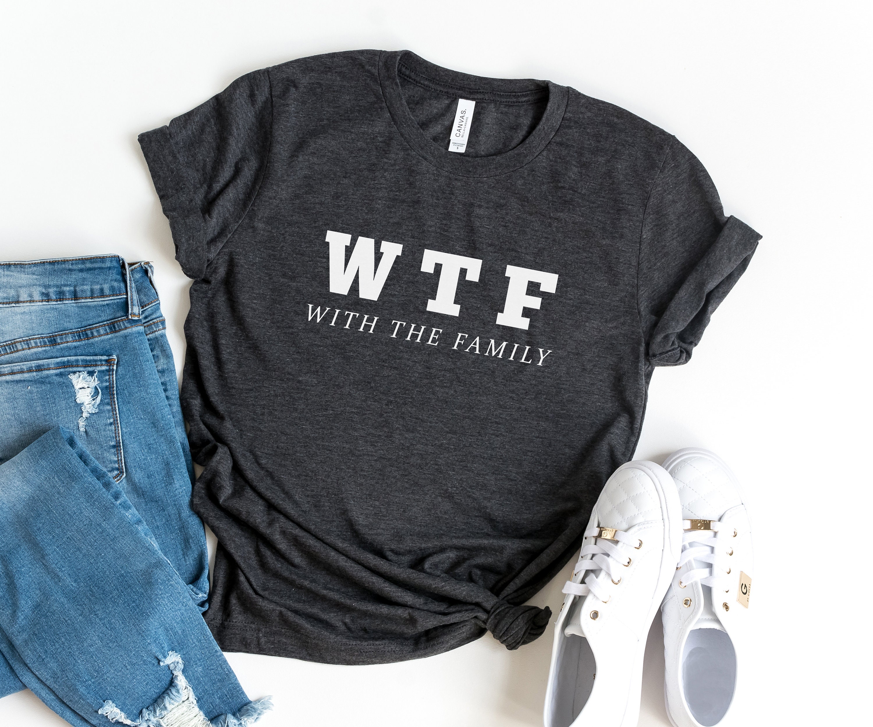 WTF with family reunion shirts funny tshirts for women shirt | Etsy