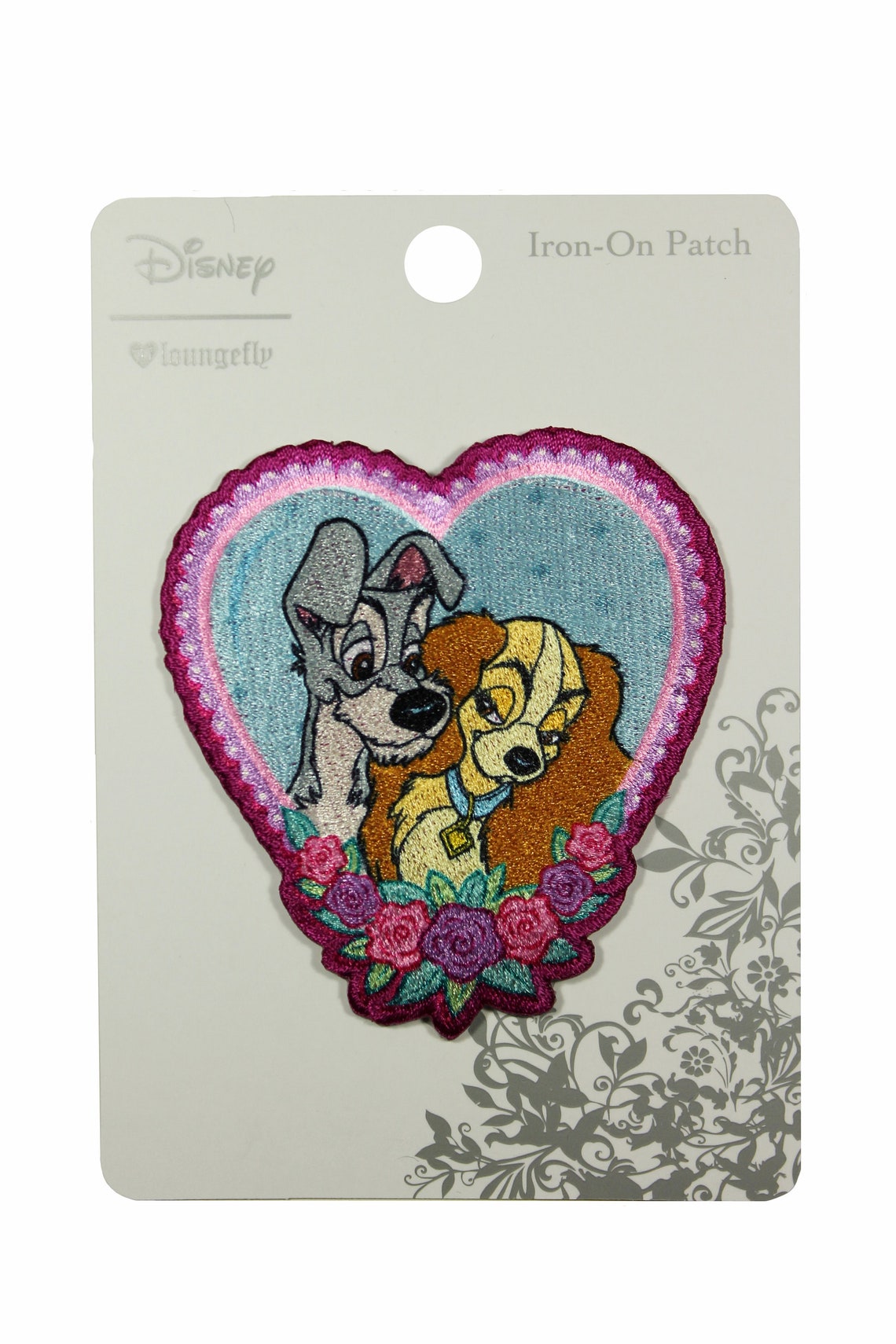 Lady & The Tramp in Love Patch Cute Heart Disney Dogs Craft | Etsy