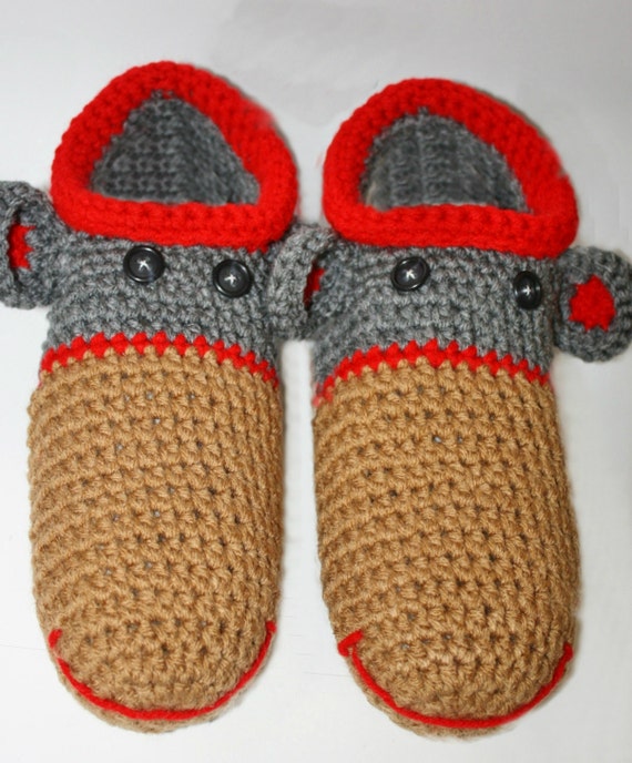 monkey slippers mens