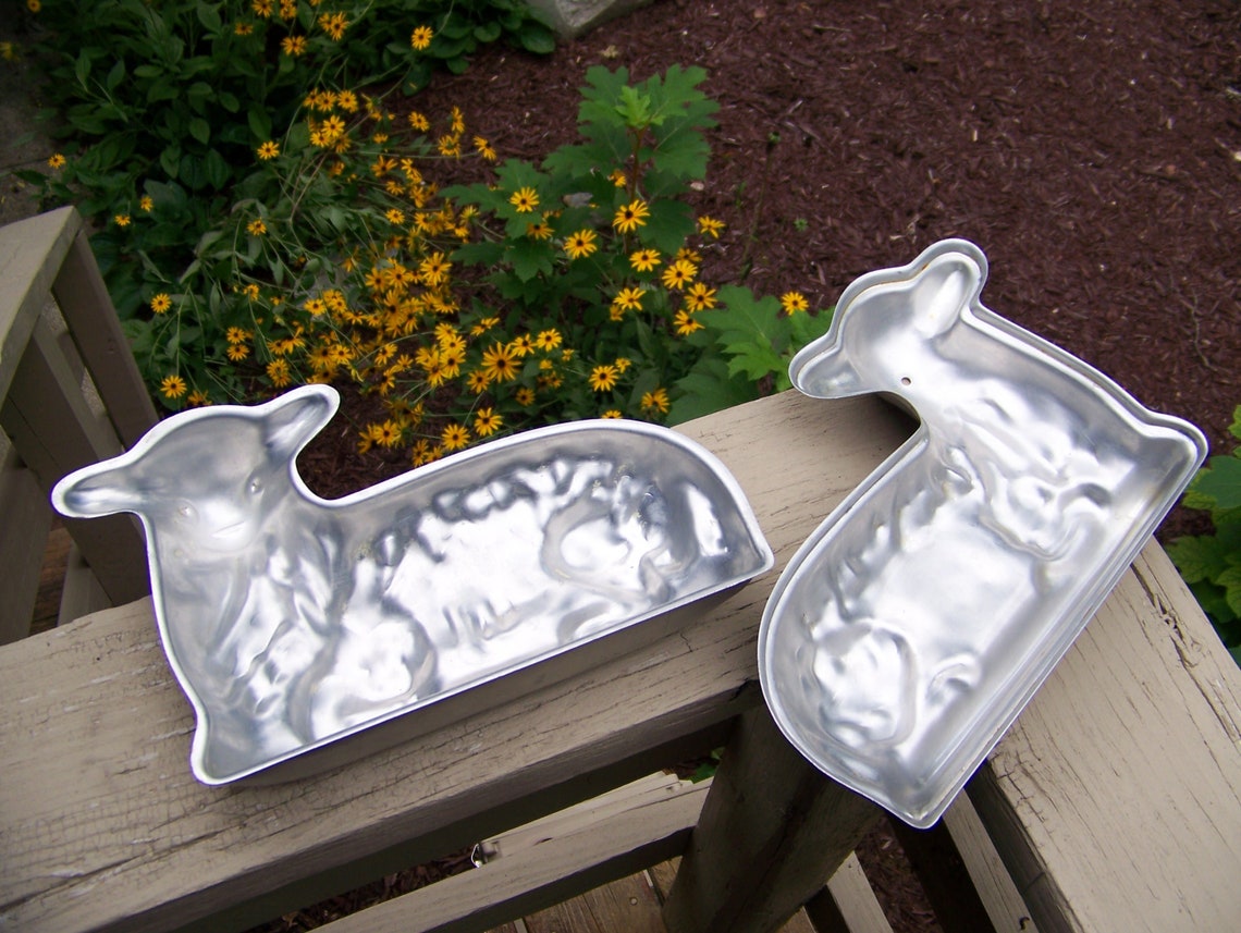 Vintage Aluminum Lamb Cake Mold. Lamb Cake Pan. Vintage Animal Etsy