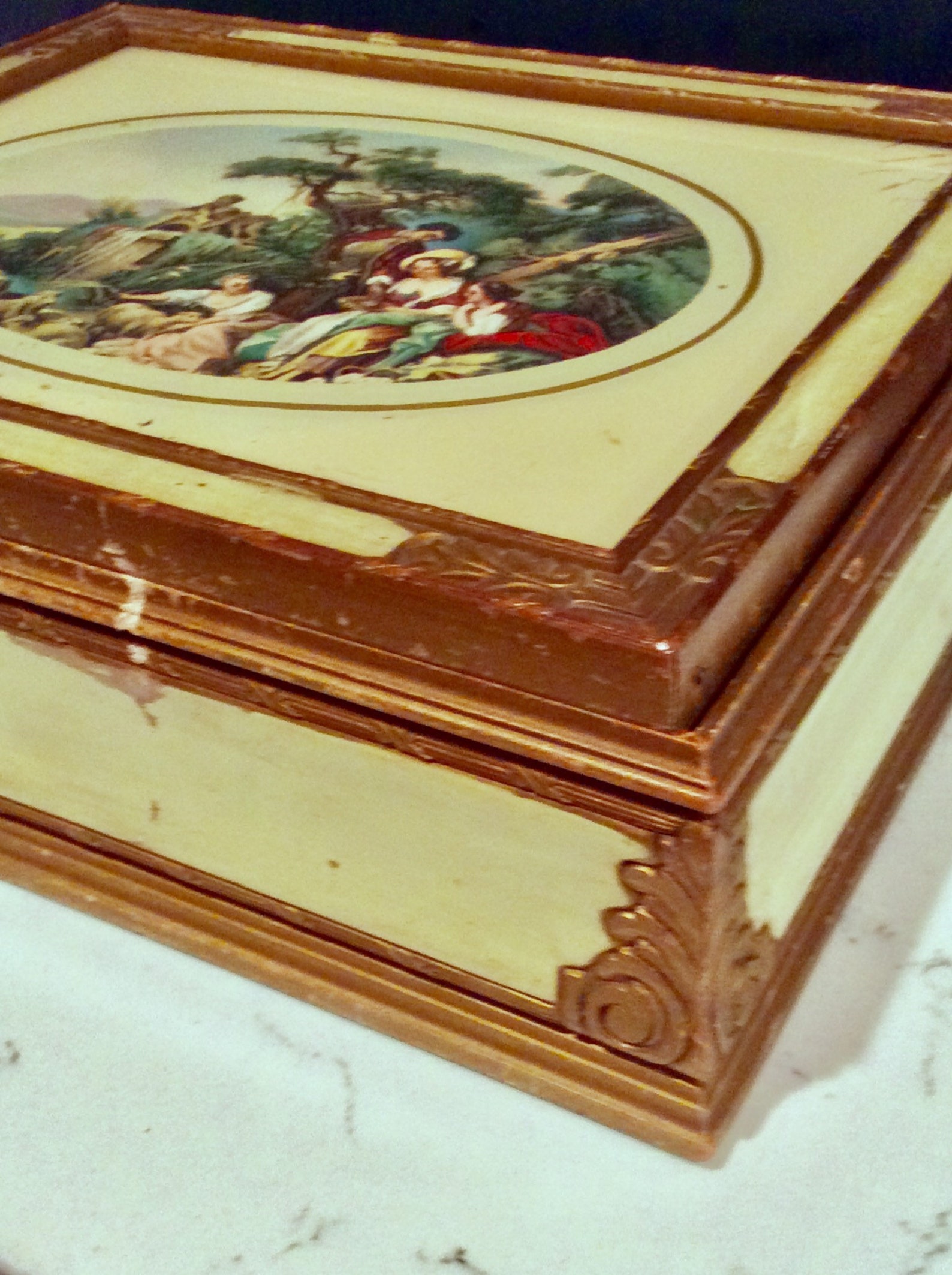 Antique Letter Box Wood and Glass Box/Writing/Display Box Etsy