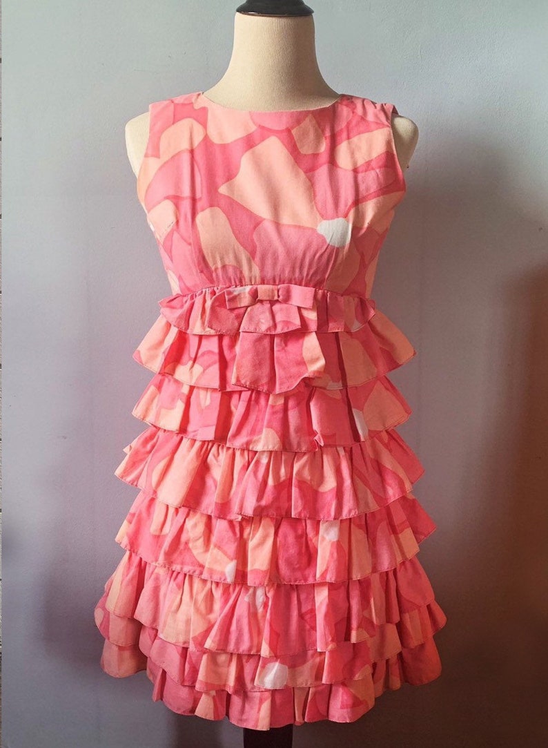Rare Vintage 60s Mod Micro Mini Dress Pink Babydoll Dress | Etsy