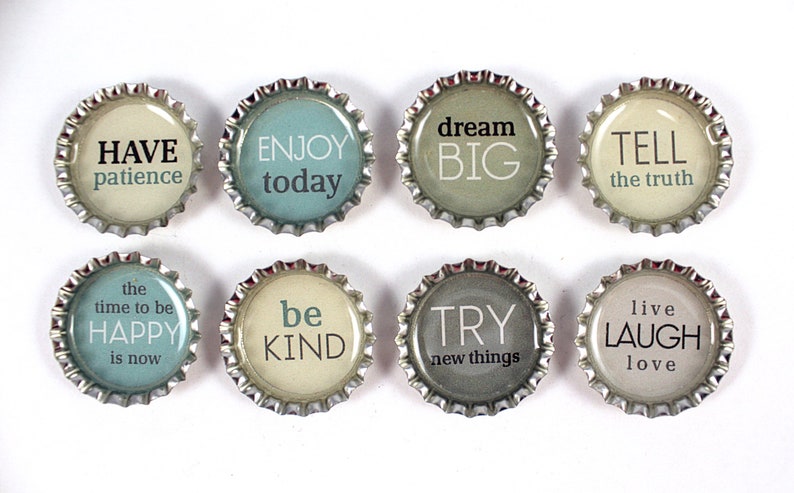 Family Chores Family Rules Chore Magnets Bottle Cap Chores | Etsy