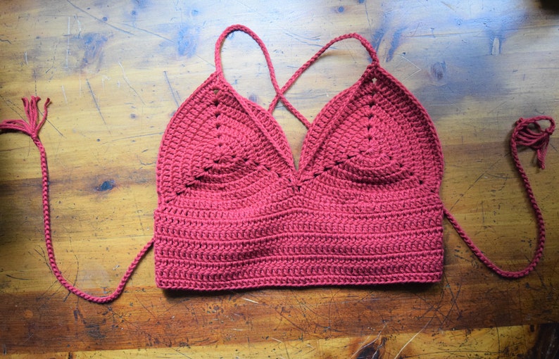 Crochet PATTERN: Basic Bralette Tutorial / Curvey | Etsy