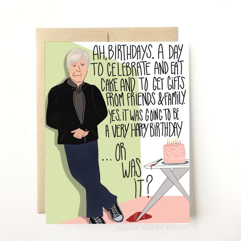 Keith Morrison Dateline Parody Funny Birthday Card Birthday | Etsy