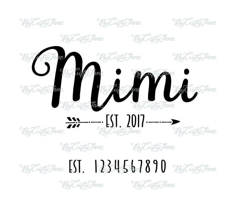MIMI SVG DXF & more Instant Download | Etsy