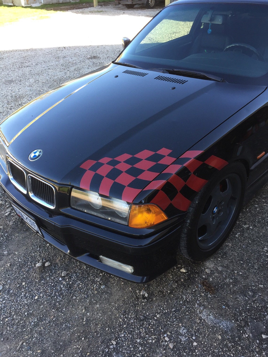 BMW LTW Flag Style Decal E36 Front Only Etsy