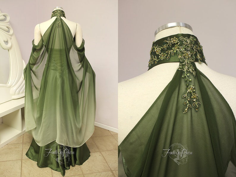 Elven Bridal Gown & Cape | Etsy