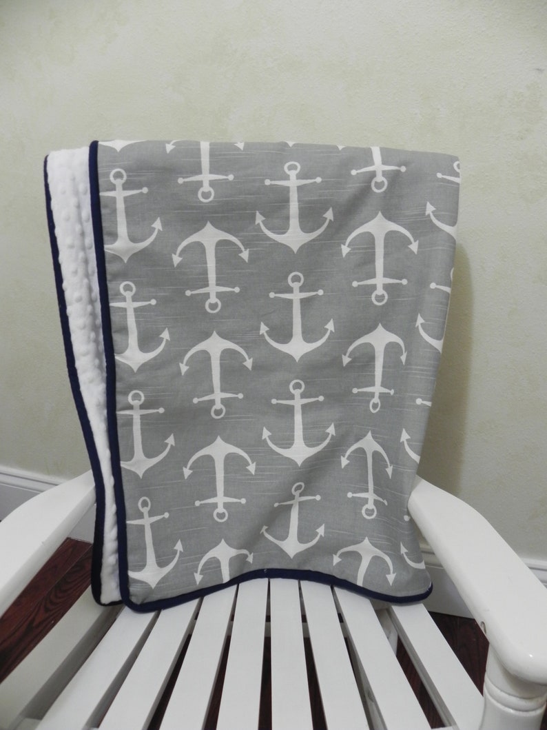 Nautical Baby Bedding Set Killian Boy Baby Bedding Nautical Etsy
