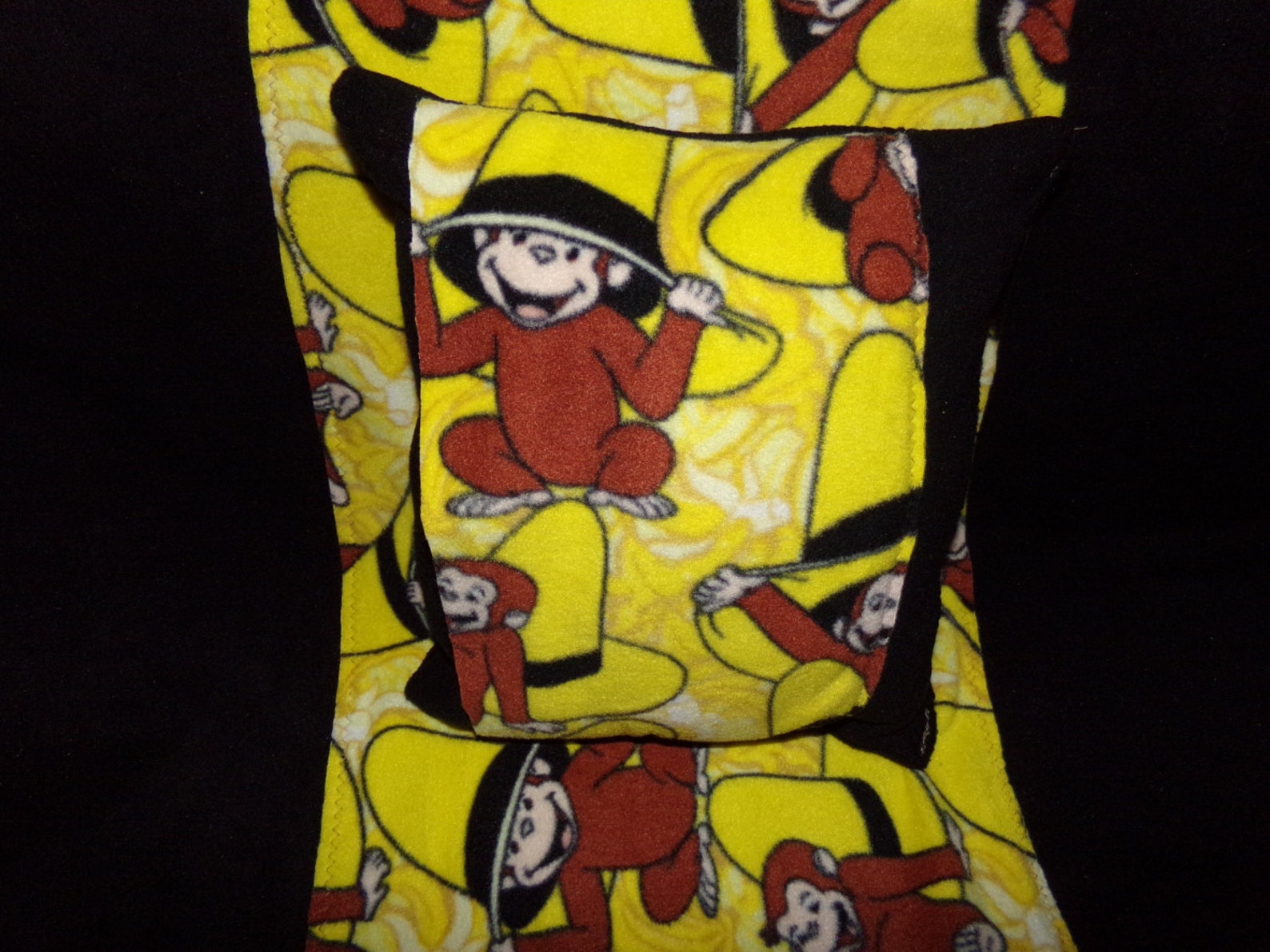 Curious Going Bananas Double Fleece blanket with Etsy