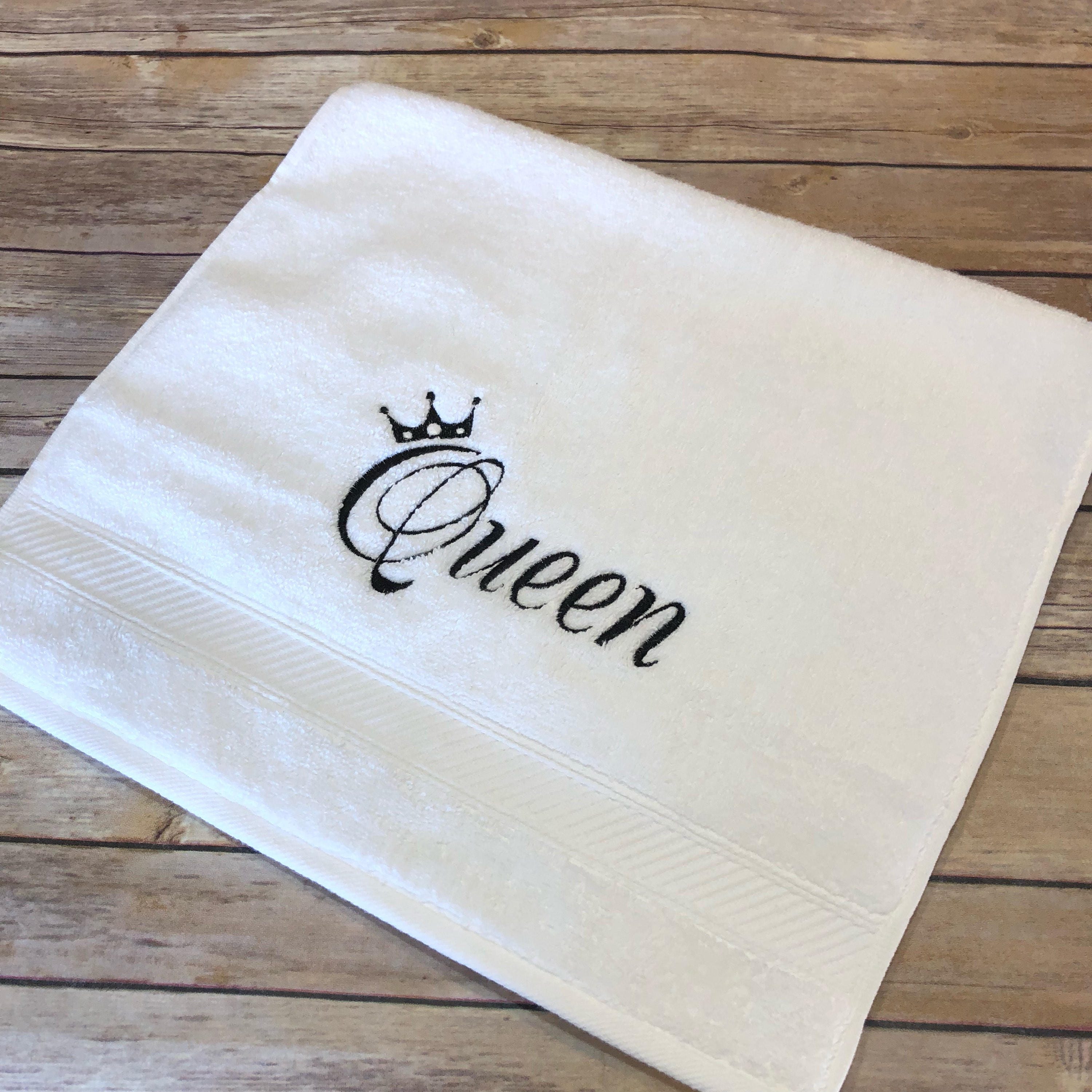 King and Queen Bathroom towels you pick the towel size and Etsy