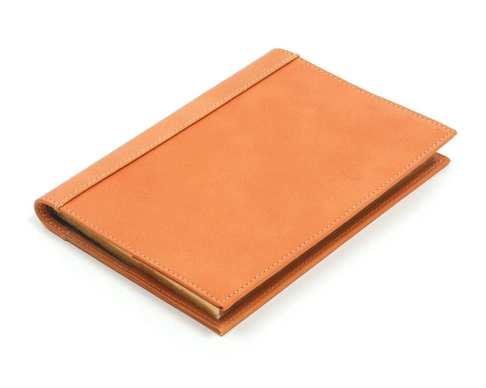 Orange leather journal Personalized orange leather journal Etsy