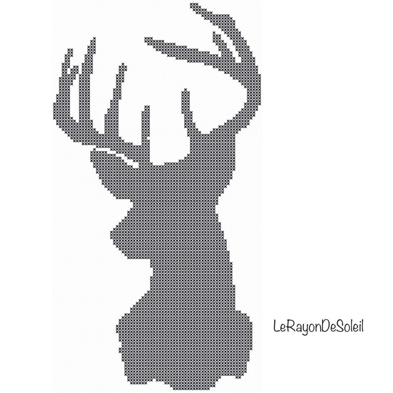 Free Deer Cross Stitch Patterns To Print - Cross Stitch | Deer xstitch