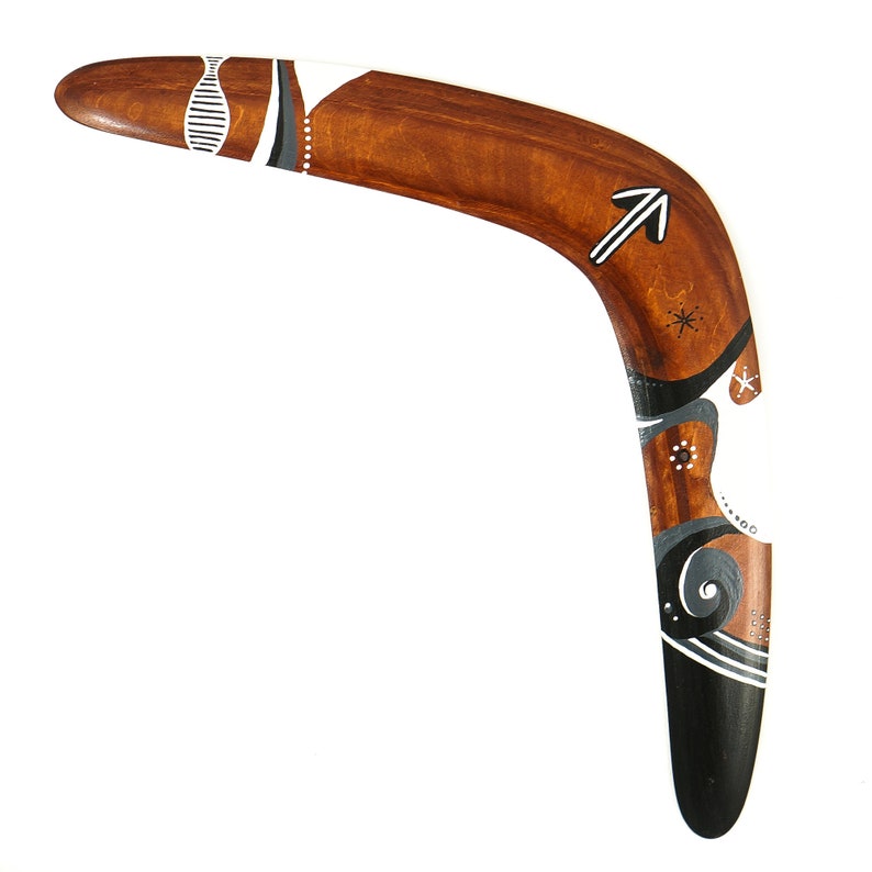 Boomerang Kangaroo Foot Returning wooden Etsy