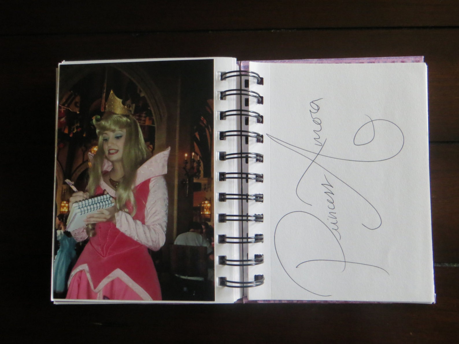 Personalized Disney Autograph & Photo Book Princess Little Etsy