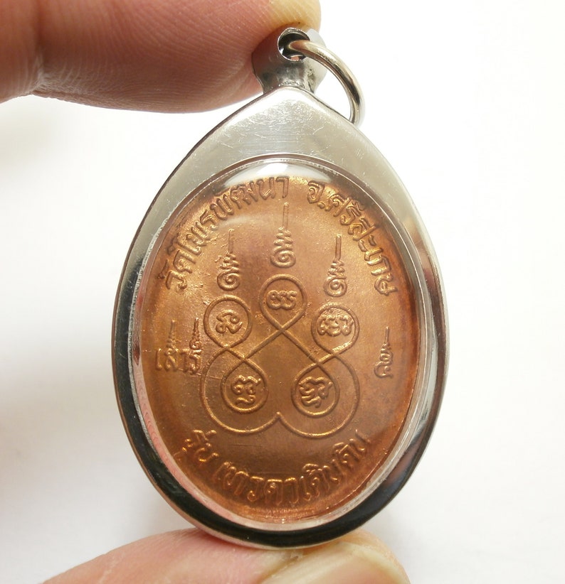 LP Suang coin Tevada Derndin SaoHa Batch pendant blessed 2000 Buddha powerful amulet multiply money strong protection lucky miracle charm
