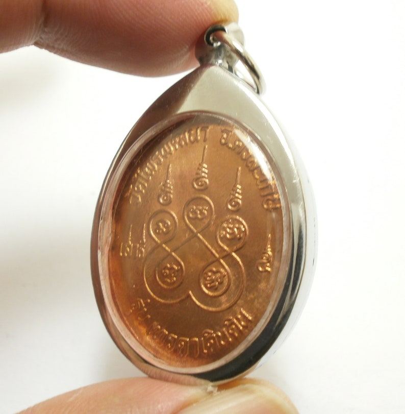 LP Suang coin Tevada Derndin SaoHa Batch pendant blessed 2000 Buddha powerful amulet multiply money strong protection lucky miracle charm