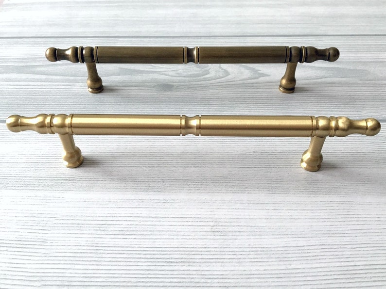 modern antique brass cabinet pulls