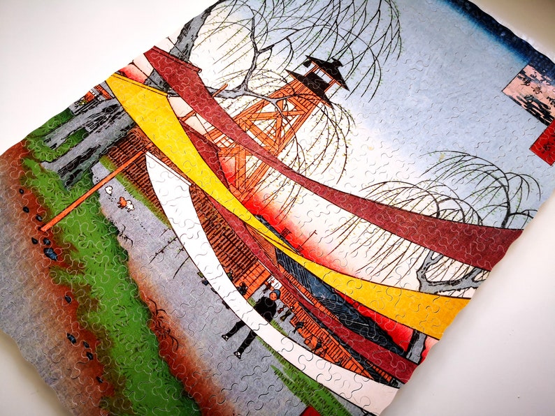 Japanese Art Jigsaw Puzzle Japan Art Custom Puzzle 100 Views Etsy