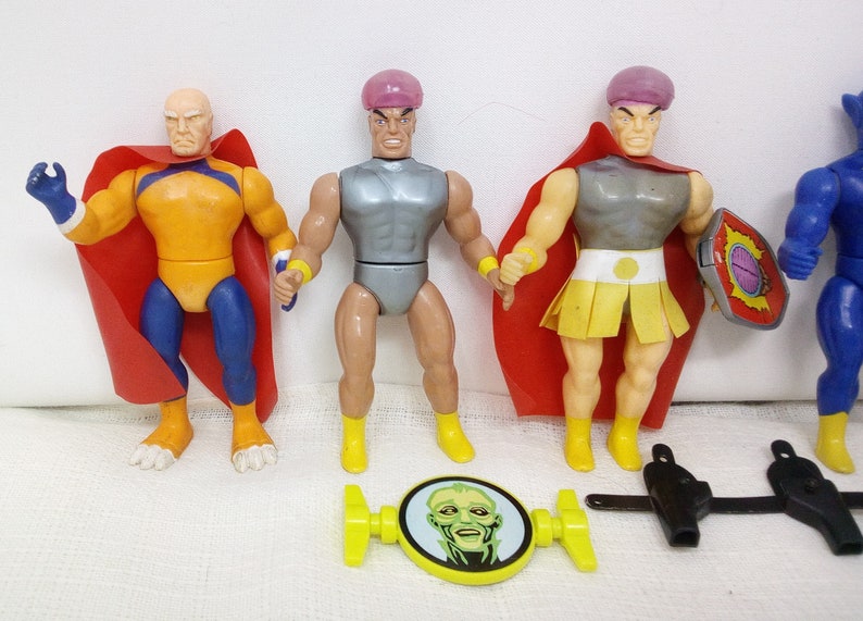 Vintage 1984 Mighty Crusaders Action Figure lot 80s Collection | Etsy