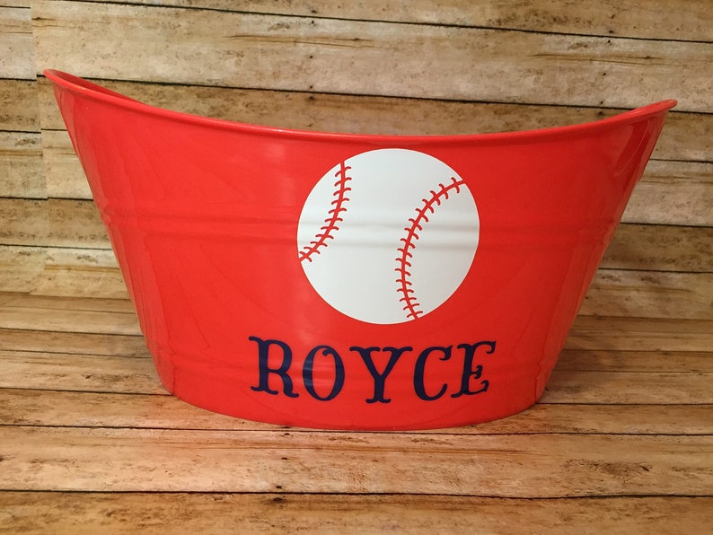 Personalized Baseball/Softball Baskets Easter Basket Etsy