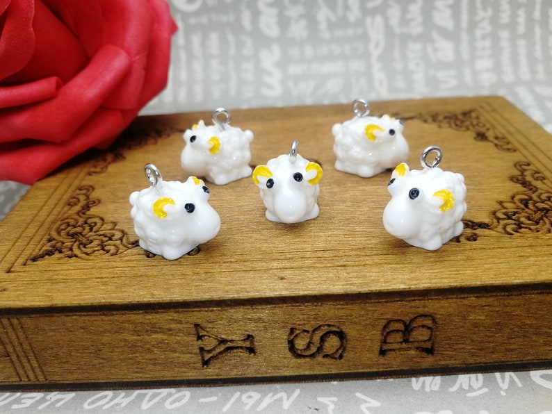 Antique Silver Plated Jewelry Making Charms Sheep Lamb Cabochon Frame Goat Antique Silver Plated Jewelry Making Charms Sheep Lamb Cabochon Frame Goat