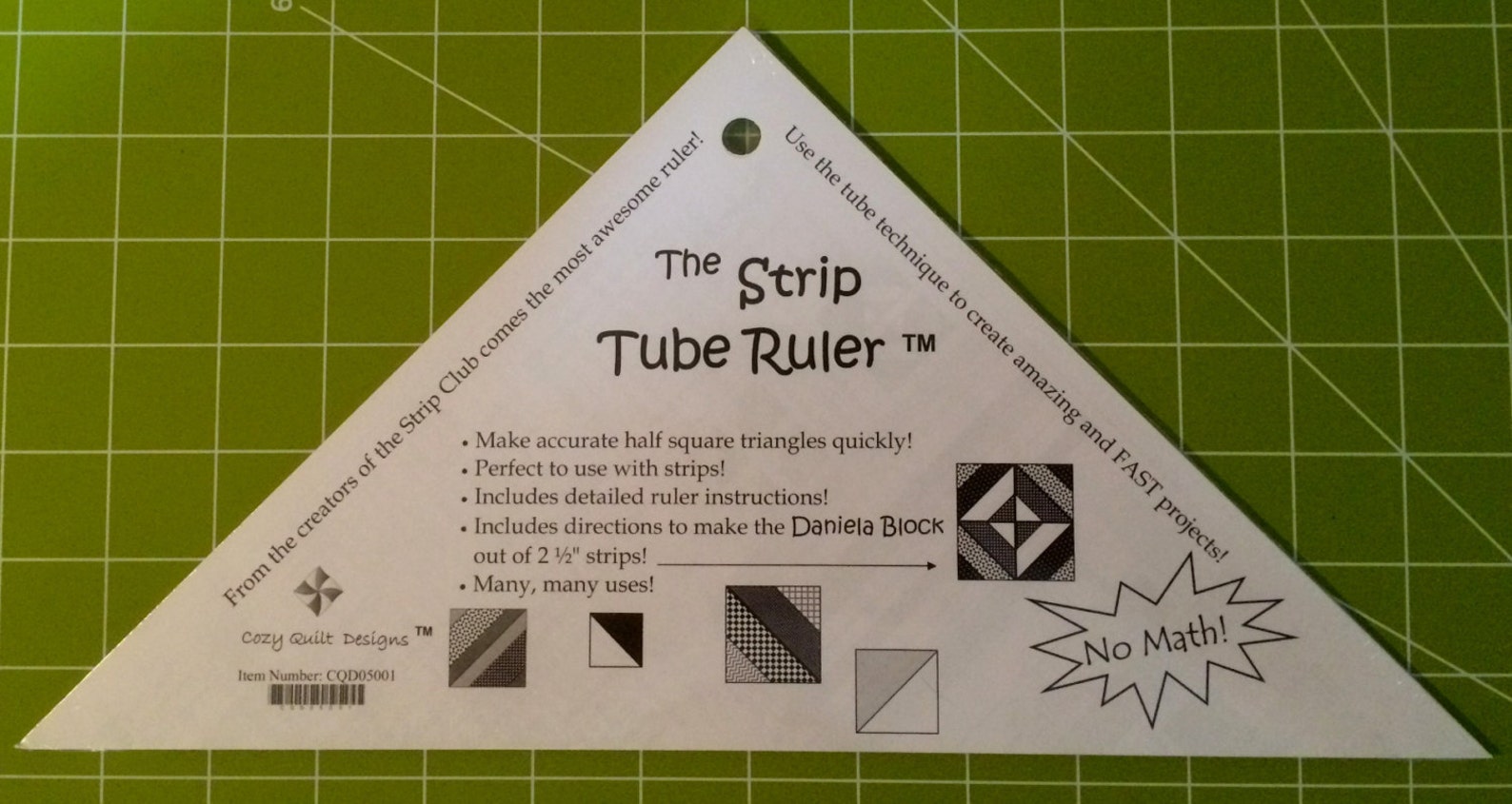 Strip Tube Ruler Template