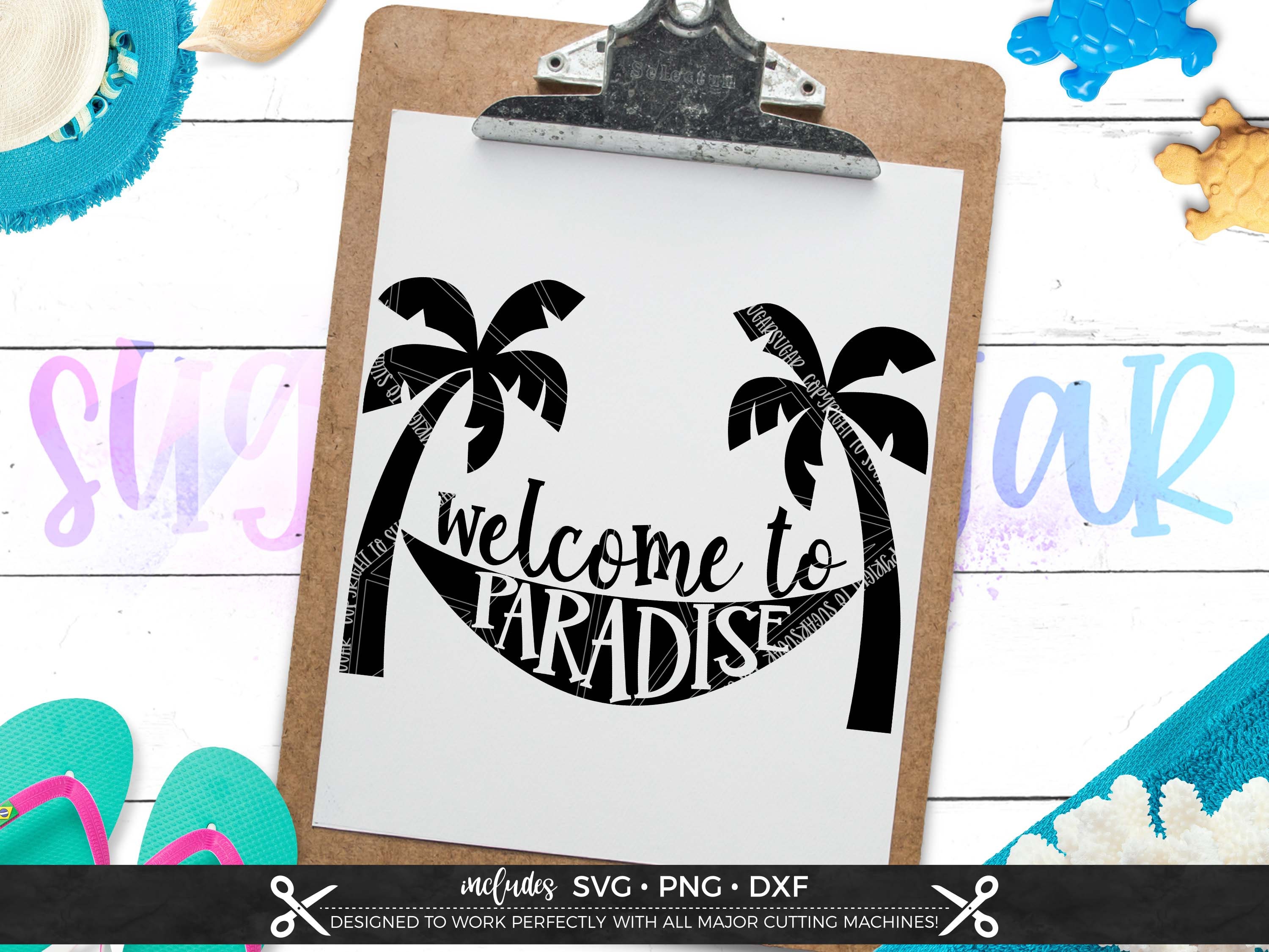 Welcome to Our Paradise svg Files for Cricut | Etsy