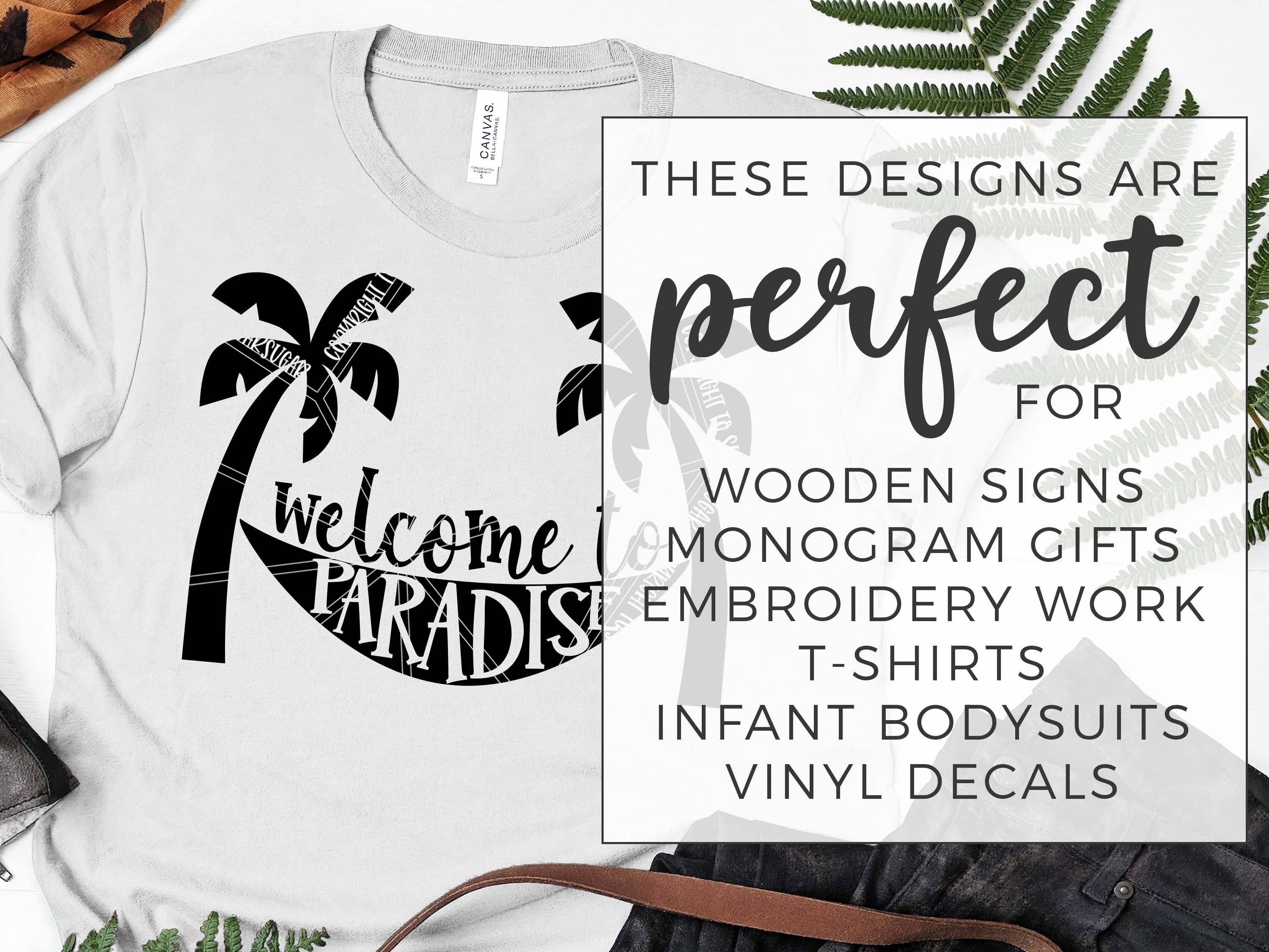 Welcome to Our Paradise svg Files for Cricut | Etsy