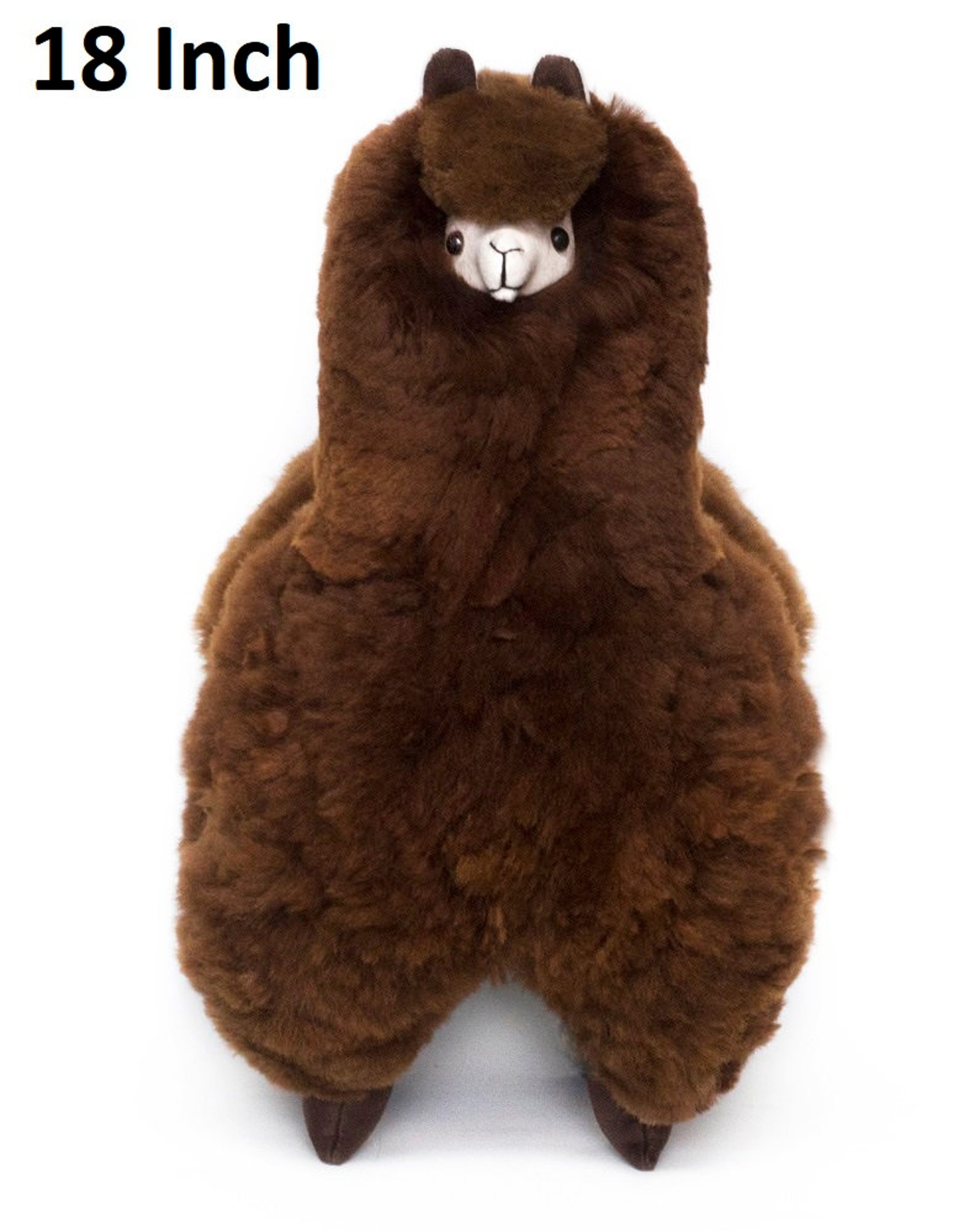 alpaca toy with real fur