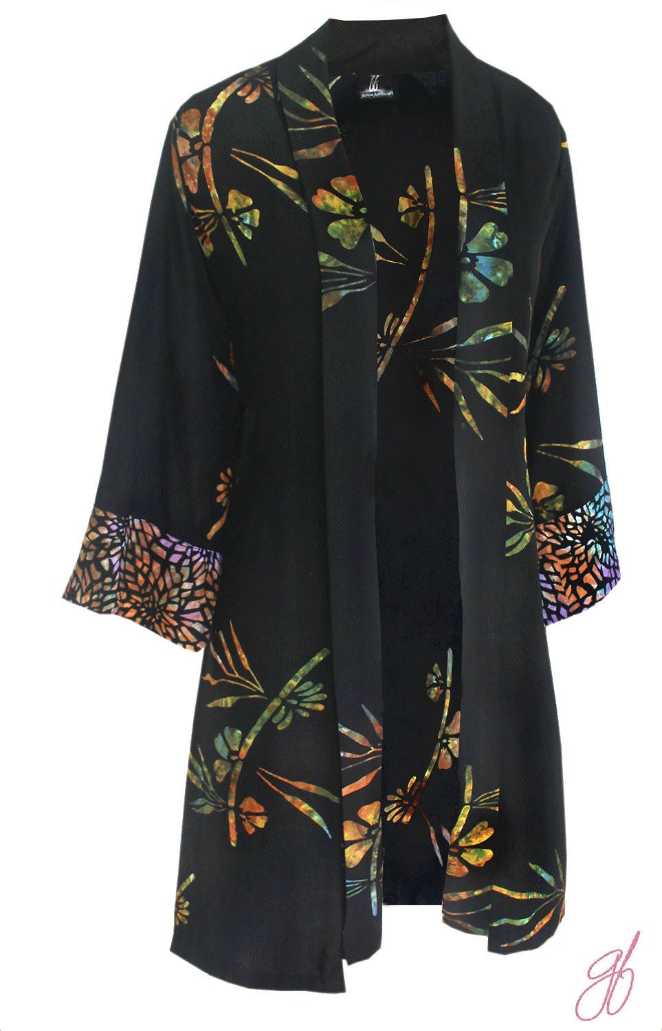 3X Kimono Plus Size Jacket Art Wear Japanese Style Cardigan | Etsy