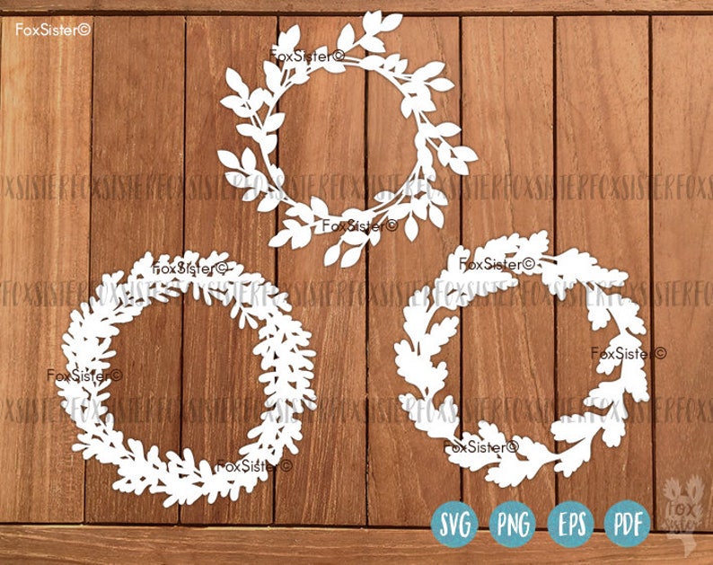 Download SVG Bundle 12 Blank Circle Monogram Wreath / Frames 2 svg ...