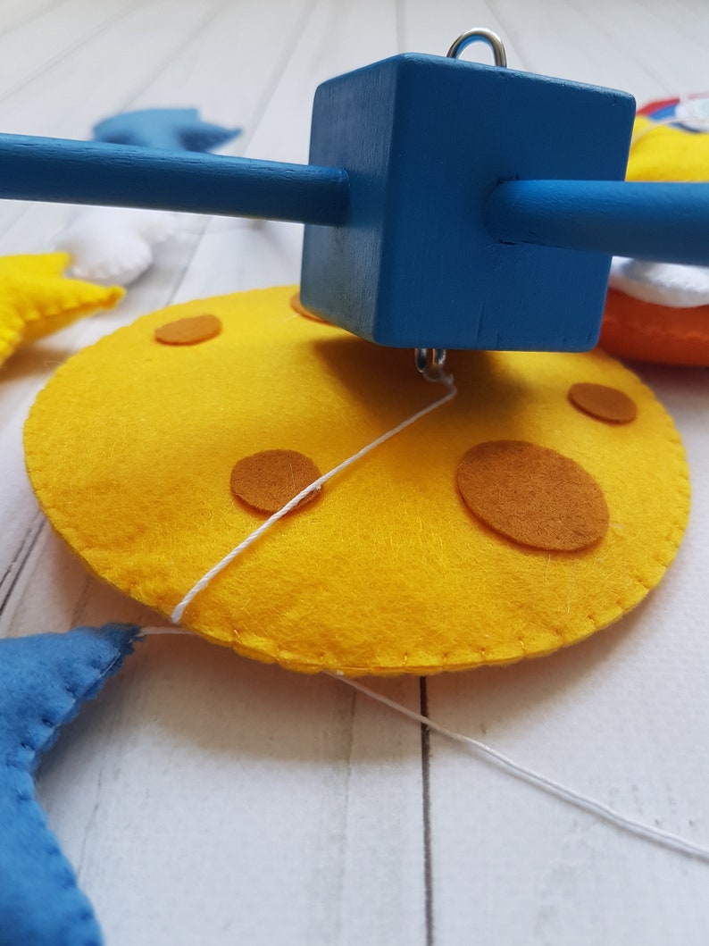 Space baby crib mobile galaxy nursery decor NASA mossion Etsy