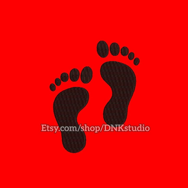 Human feet foot print embroidery design 6 sizes instant  etsy Human feet foot print embroidery design 6 sizes instant  etsy