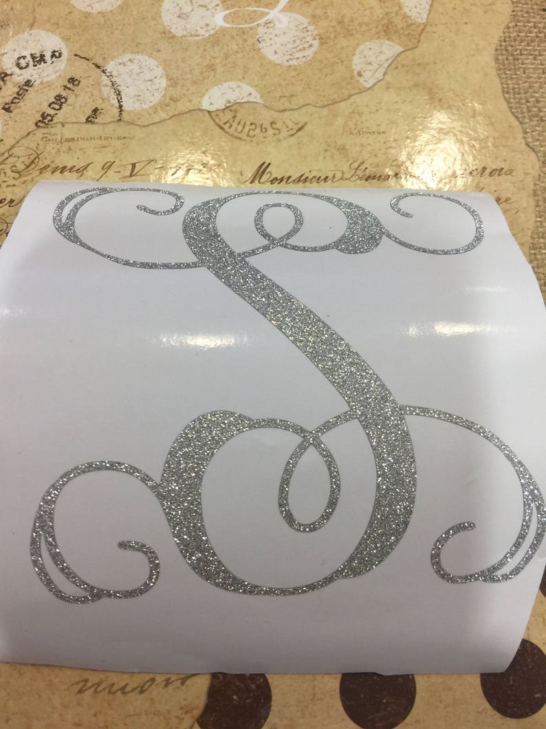Iron On Letters Monogram Personalized Iron On Decal Iron On Etsy