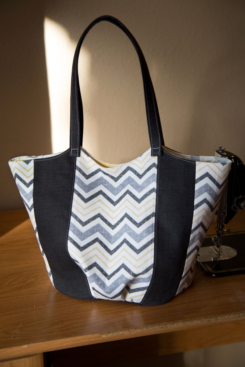 Anna Tote Bag Bucket Purse PDF Sewing Pattern | Etsy