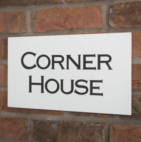 Granite House Sign 35.5 x 20cm 2 Line with sandblasted and Etsy