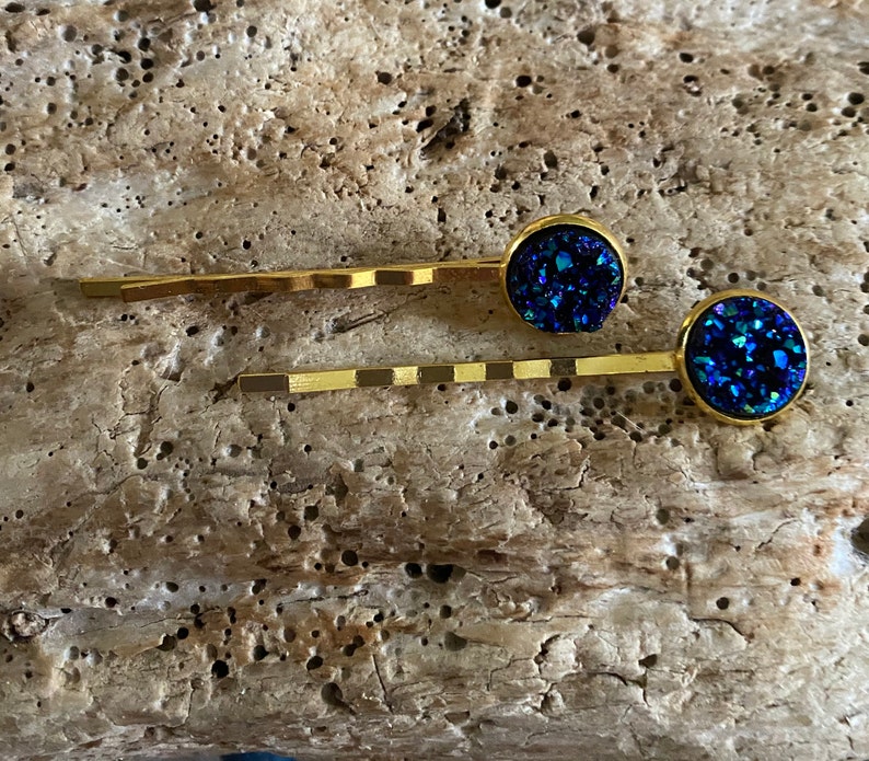 Women S Hair Accessories Fashion Sparkly Black 2 Mermaid Silver Tone Hair Pins Faux Druzy Bobby Pins Women S Accessories Women S Hair Accessories Fashion Sparkly Black 2 Mermaid Silver Tone Hair Pins Faux Druzy Bobby Pins Women S Accessories
