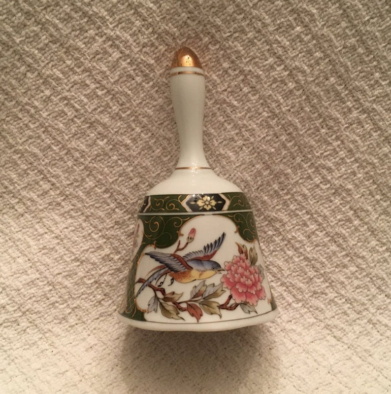 origani porcelain bird bell