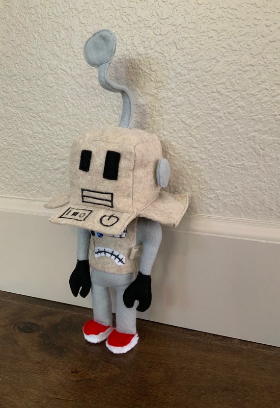 Custom Roblox Mr Robot Jazwares Plush Figure Without Code Etsy - robloxnoob for all instagram posts publicinsta