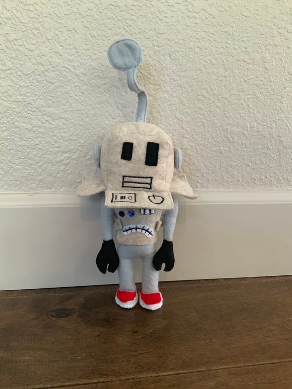 Custom Roblox Mr Robot Jazwares Plush Figure Without Code Etsy - sub plushie 3 roblox