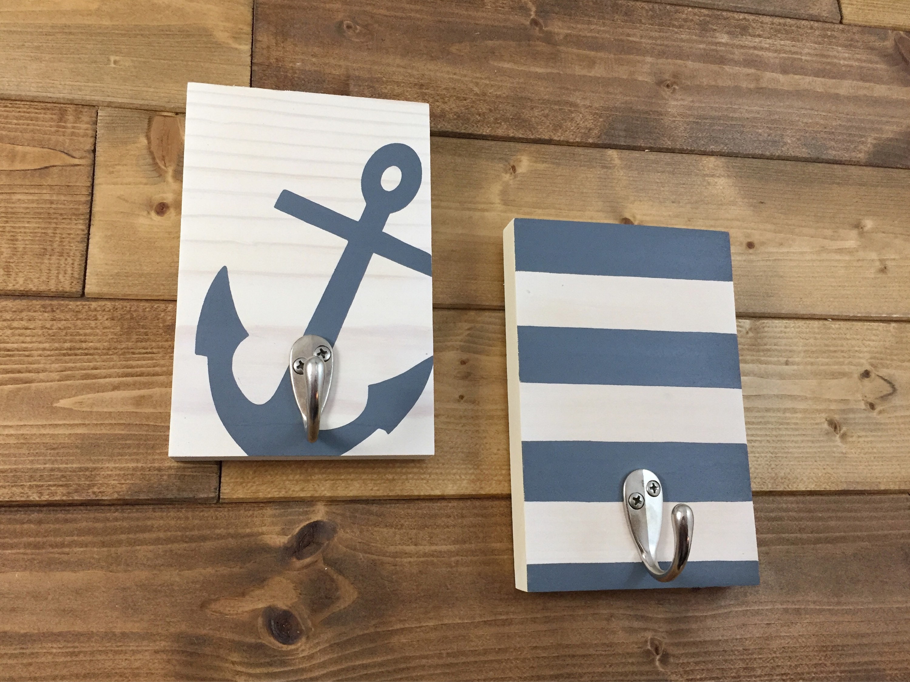 Nautical Towel Hooks towel hooks Beach decor Anchor decor Etsy