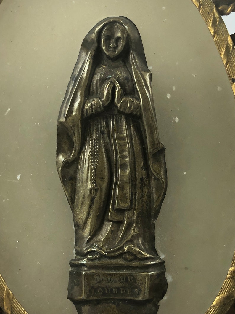 Vintage Virgin Mary Large Scapular Piece image 1