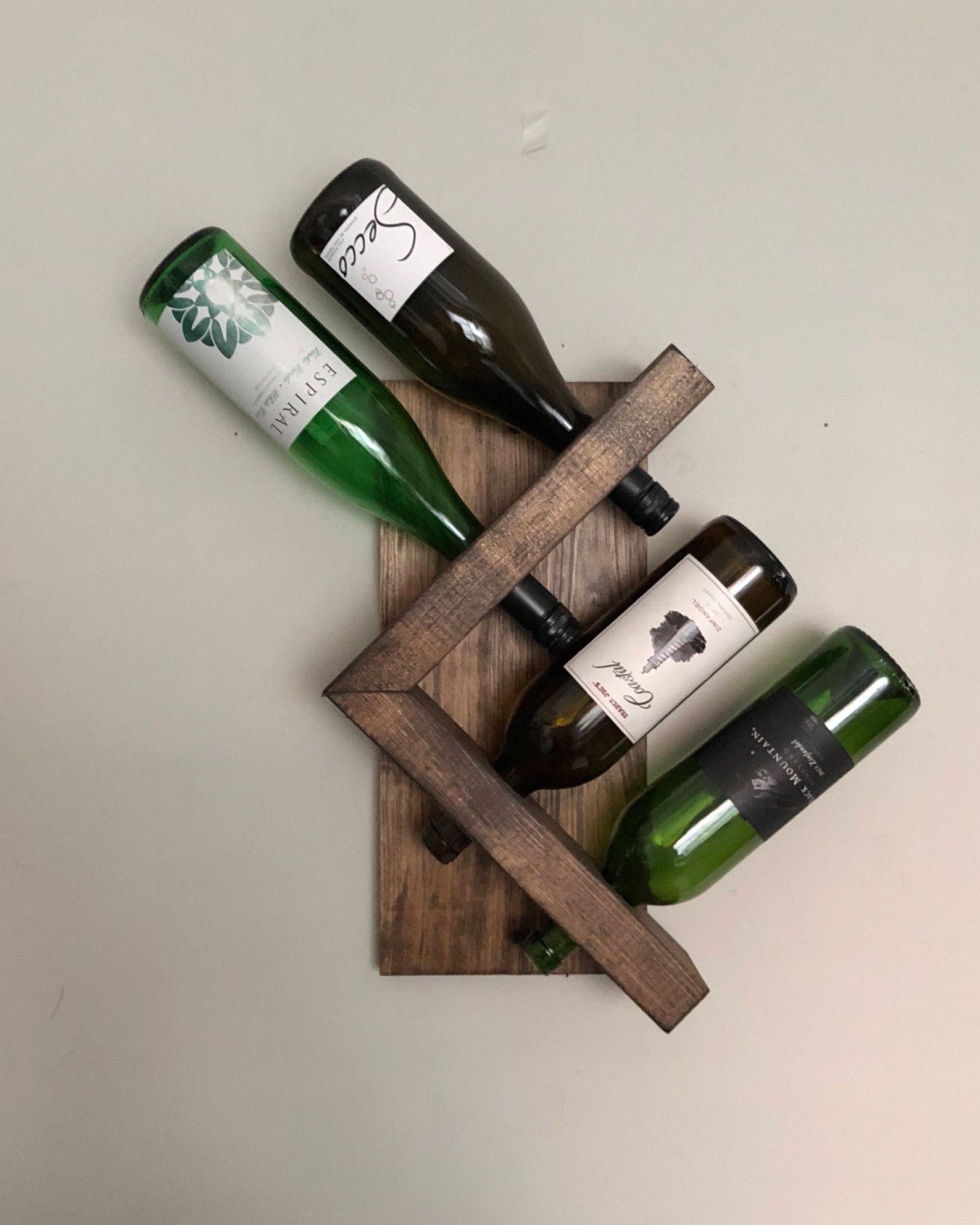diy zig zag wine rack