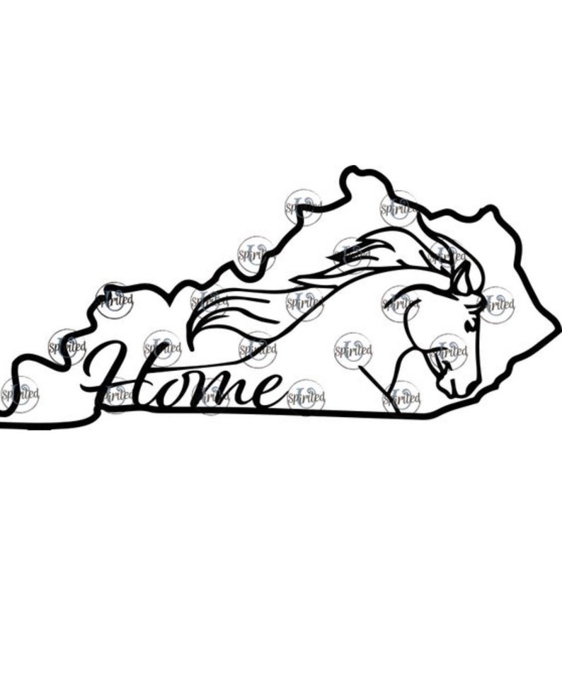 Free Free 244 Cricut Kentucky Home Svg SVG PNG EPS DXF File